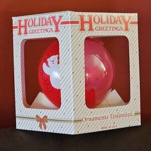 Coca-Cola red Ball Christmas Ornament Collector's Gift Holiday Greetings